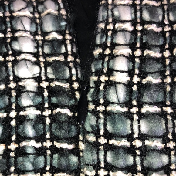 MINI SKIRT WOVEN BLACK MULTI COLOR - Picture 3 of 4